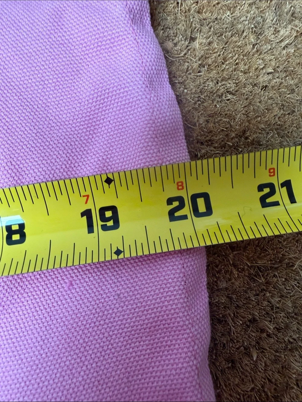 Set of 4. Solid Pink Square Pillow Cover 20x20
